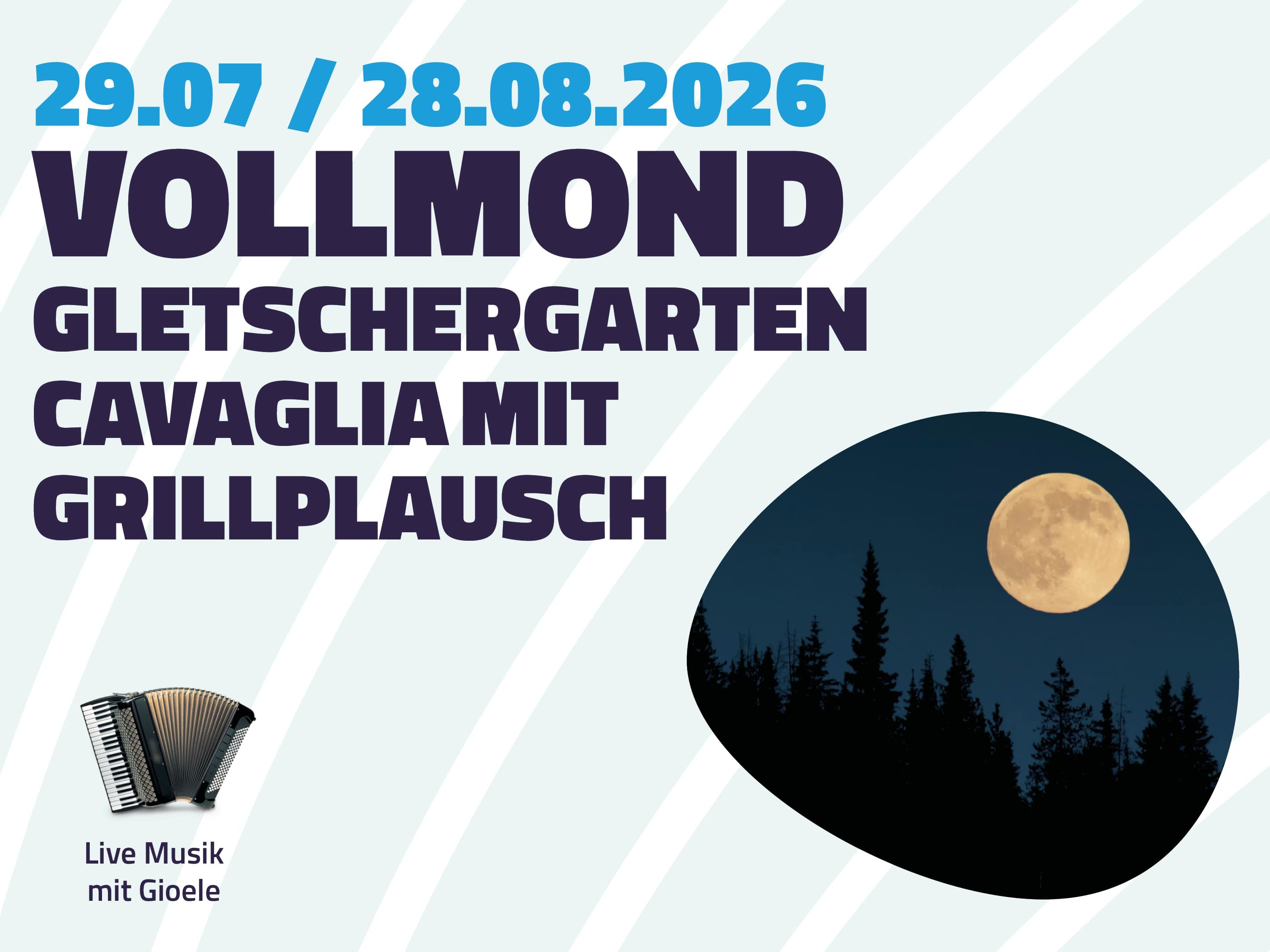Vollmond im Gletschergarten